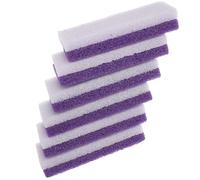 Happyyami 6 Pièces Pierre pour Outil Exfoliant Portatif pour Callosités Râpe Manuelle pour Peau Dure Massage Antidérapant Soin Pédicure
