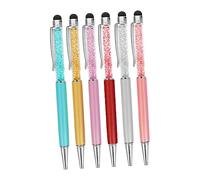 Happyyami 6 Pièces Stylet Tactile avec Crayon à Billes de Capacitatifs Couleurs Aléatoires pour et Smartphones Couleur Aléatoire