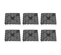 Happyyami 6pièces Diviseurs De Réservoir Aquarium Plaques De Filtration Maille Accessoires Pratiques pour Aquariums Résistants à Usure Design Multi-Holes pour Meilleure Perméabilité à