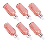 Happyyami 6pièces Flacon Compte-gouttes Rond Vide Lot Pour Parfum Huiles Essentielles Liquide Cosmétique Liquide