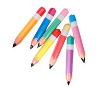Happyyami 7 Pièces Crayons Gonflables PVC Décorations Géantes pour Rentrée Scolaire et Jouets Gonflables Faciles à Gonfler pour Salle de Classe et Anniversaires