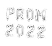 Happyyami 8 Pièces Ballons Argentés Kit Décoration Thème Remise de Diplôme pour Fête de Graduation et Décor de