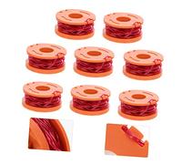 Happyyami 8 pièces Corde de Remplacement pour Débroussailleuse Corde Coupe Bordure Résistante et de Tondeuse Pratique pour Entretien de Jardin