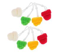 Happyyami 8 Pièces Serpent Portant Un Bonnet Chapeau Décoratif De Lézard Chapeau d'anniversaire De Chien Trucs De Cochon d'Inde Voiture De Hamster Chapeaux pour Serpents Visière Pompon Fil
