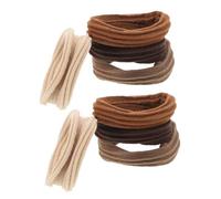 Happyyami 8pièces Élastiques à Cheveux Sans Couture Bandes Élastiques Pour Cheveux Accessoires Capillaires Unisexes Assortiment De Pour Styles