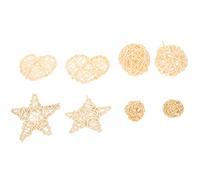 Happyyami 8pièces Jouets à Mâcher Bois pour Rongeurs Accessoires De Soins Dentaires pour Hamsters Cochons Lapins Et Autres Petits Animaux