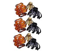 Happyyami 9pièces Lot De Pinces à Cheveux Petit Modèle Pieuvre Et Requin Antidérapantes Et Résistantes Pour Différents Types De Cheveux Accessoires Créatifs Pour Femme Et Fille