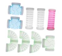 Happyyami 9pièces Tuyau De Sport pour Hamster Plastique Tubes Et Droits Tunnel De Jeu pour Animaux Couleurs Aléatoires