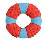 Happyyami à Mordre Jouets à Mâcher pour Chiots Jouets pour Chiens Mâcheurs Agressifs Jouets pour Chiens Brosse à Dents pour Chien Soucoupe Peluche Grinçant Rouge
