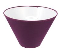 Happyyami Abat-jour pour Lampe de Chevet en Tissu Pourpre, Accessoire Simple Compatible E27, Protection Contre la Poussière, Usage à Domicile et Hôtel