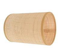 Happyyami Abat Jour Style Rustique Élégant, Compatible E14/e27 Lampe en Rotin pour Lampadaire et Lampe de Table pour Chambres et Cafés Décoratifs