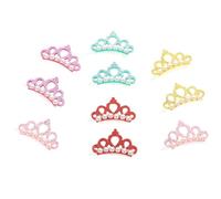 Happyyami Accessoires Chics et Uniques en Polyester 10 Pinces à Cheveux pour Chien Modèle Couronne pour Maintenir la Coiffure de Votre Chiot Couleur Aléatoire en Toute