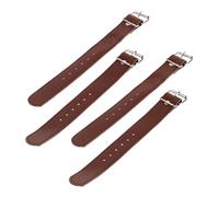 Happyyami Accessoires Pratiques et Décoratifs Lot de 2 Paires en Cuir Marron de Sangles Réglables pour Panier de Vélo Garçon et Filles pour Cyclisme en Extérieur