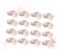 Happyyami Anneaux de Tatouage en Silicone 100Pcs Taille S Gobelet à Encre Outil de Maquillage pour Sourcils Facile à Utiliser pour Artistes de Maquillage Non Séparables