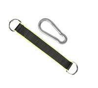 Happyyami Anneaux Multifonctionnels Épaissis 18 Cm, Accessoires Fitness en Nylon Solide, Corde Suspendre Renforcée, Lot Unique, pour Entraînement Musculaire à Domicile Et Salle De Sport