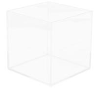 Happyyami Aquarium Transparent Acrylique Réservoir Carré De Poissons Aquarium De Bureau pour Décorer Maison Et Bureau