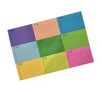 Happyyami Autocollants de Notes Adhésives Colorées de Bloc Notes Portables pour Liste de Tâches Pratiques et Repositionnables pour Maison et Bureau
