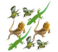 Happyyami Autocollants de Voiture Décoration Extérieure Automobile Lézard 3d Étanches Lot de 2 Stickers Adhésifs Solides Couvant Rayures