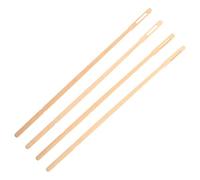 Happyyami Baguettes de Nettoyage en Bois Réparation Maintenance Avant Performance pour Flûte Kit de 4 Accessoires D'entretien Rapide et Solide