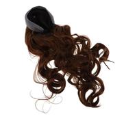 Happyyami Bandeau Vague Lâche Longue Bouclée Brune Vague Profonde Bandeau Perruques Gros Rebondissant Frisée Light Fil Haute Température