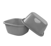 Happyyami Bassine Rectangulaire en Plastique Épais Pp, Antidérapante, Grosse Capacité, Usage Domestique pour Bain de Pieds, Lavage de Vêtements et Légumes