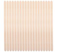 Happyyami Bâtonnets en bois pour épilation 100 pièces - spatules épaisses arrondies 140x6x2 mm - applicateur cire pour visage et corps, ensemble multi-usage