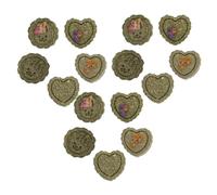 Happyyami Biscuits pour Animaux De Compagnie pour Lapins Chinchillas Cochons Dinde Lot de 15 Pièces Style Aléatoire