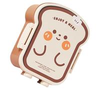 Happyyami Boîte à Lunch Bento Kawaii pour Garçon et Filles Compartiments Multiples en Pp, Facile à Nettoyer, Accessoire pour Repas Scolaires ou Goûters