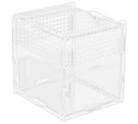 Happyyami Boîte Acrylique Transparente pour Reptiles Terrarium Indoor avec Ventilation Habitat Sécurisé pour Reptiles Et Petits Animaux