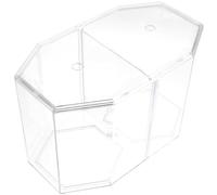 Happyyami Boîte Aquarium Incubateur Entrée Bocal à Poisson Réservoirs Filet D'isolement Filet De Pêche Multi Réservoir De Tortue Réservoir De Poissons Plastique Transparent