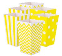 Happyyami Boîtes à Popcorn Lot de 48 en Papier Léger et Difficile à Déchirer pour Snacks et Bonbons, pour Fêtes et Magasins