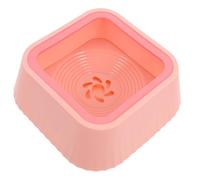 Happyyami Bol Eau Flottant pour Animaux De Compagnie Réutilisable pour Chat Et Chien Distributeur Eau Anti-débordement Bol Plastique avec Disque Flottant pour Facile