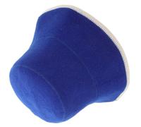 Happyyami Bonnet de Sauna en Laine Épaisse Bleu, Doux et Confortable, Non Irritant pour Cuir Chevelu, Accessoires de Sauna pour Spa et Sources Chaudes