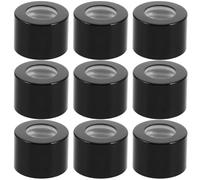 Happyyami Bouchons Noirs Étanchéité et Design Unique Lot de 10 pour Flacons Diffuseurs en Alumine pour Maison et Loisirs Créatifs