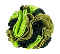 Happyyami Boule De Reniflement pour Chiens Jouet Éducatif Interactif Fleece Polaire Stimule Intelligence Et Instinct De Chasse Jouet De Nourriture Amusant pour Chiots Forêt
