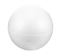 Happyyami Boule En Polystyrène Blanche 14.00 CM Sphère De Mousse Pour Loisirs Créatifs Déco De Noël Surface Lisse À Peindre Coller Et Épingler