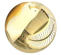 Happyyami Boule Réfléchissante en Acier Inoxydable Planteur De Boule Disco Socle De Jardin Boule Solaire Boules De Jardin Boule Gonflable en Or Boules À Facettes Globe De Réflexion