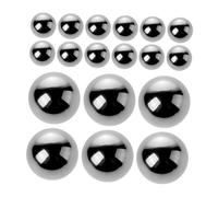 Happyyami Boules de Mélange de Peinture Acier 20Pcs Outils de Mélange pour Vernis à Ongles Solide et Pratiques Fournitures de Soins des Ongles pour DIY