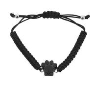 Happyyami Bracelet Commémoratif pour Animaux Pendentif Acier Inoxydable avec De Patte Urne Funéraire pour Cendres De Chien Souvenir pour Garder Les Mémoires De Votre Compagnon Près