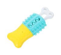 Happyyami Brosse à Dents pour Chien à mâcher Distributeur de friandises pour Chien Jouets à mâcher pour Chien brossette dent Toothbrush molaire pour Animaux de Compagnie Blue