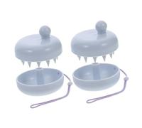 Happyyami Brosse Exfoliante Pour Le Cuir Chevelu Outil De Lavage Des Cheveux En Silicone Détachable Pour Un Massage Doux Du Cuir Chevelu