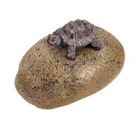 Happyyami Cache-clé Extérieur Pierre Factice Forme De Tortue Discret Et Aux Intempéries De Rangement Sécurisée pour Jardin