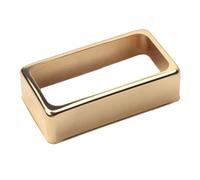 Happyyami Cache-micro Humbucker en Métal Doré Élégant pour Guitare Électrique Style Classique, Cadre Ouvert, Remplace les Capots Usés ou Cassés, Finition Soignée, Accessoire Guitare