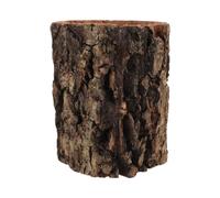 Happyyami Cachette en Bois Réaliste pour Gecko Léopard et Crabe Ermite, Abri Creux de Tronc d'arbre pour Terrarium de Reptiles et Décoration Habitat Forêt Tropicale