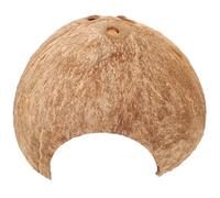 Happyyami Cachette Naturelle pour Reptiles en Coque de Fruit Tropical, Habitat Décoratif pour Petits Animaux, Encourage L'exploration Terrariums et Abris