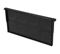 Happyyami Cadre de Ruche en Plastique Abs avec Base Intégrée Noire, Accessoire Apicole Pratique pour Apiculteurs, Favorisant L'acceptation Rapide des Abeilles la Production de Miel