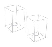 Happyyami Cadre Design en 2pcs -jour Robuste Blanc Fer et Support Installation Facile Créatif pour Décoration Maison et Fêtes