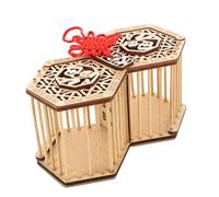Happyyami Cage Cricket Prank Guichets De Cricket avec Base Enceinte De Cricket De Maintien Cricket Le Support De Cricket Rouge pour Grillons Vivants Support De Cricket Kit De Cage À