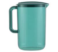 Happyyami Carafe à Eau Portable en Plastique As Vert 2200ml Couvercle, sans Odeur, pour Thé Glacé et Boissons Maison ou Hôtel