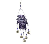 Happyyami Carillon Éolien Métal avec Œil Maléfique Décoration Murale Élégante pour Balcon Jardin Et Extérieur Charm De Et pour Anniversaires Et Fêtes